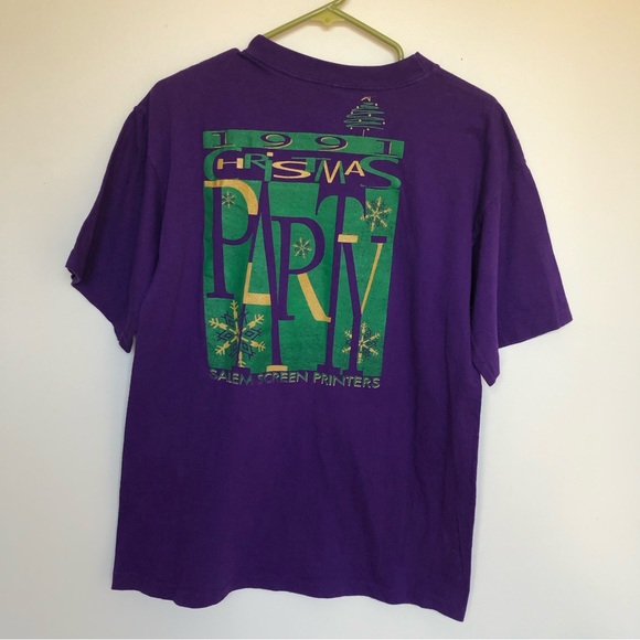 Los Angeles Lakers Magic Johnson, James Worthy, Vlade Divac Vintage 1991 Shirt - Picture 3 of 8